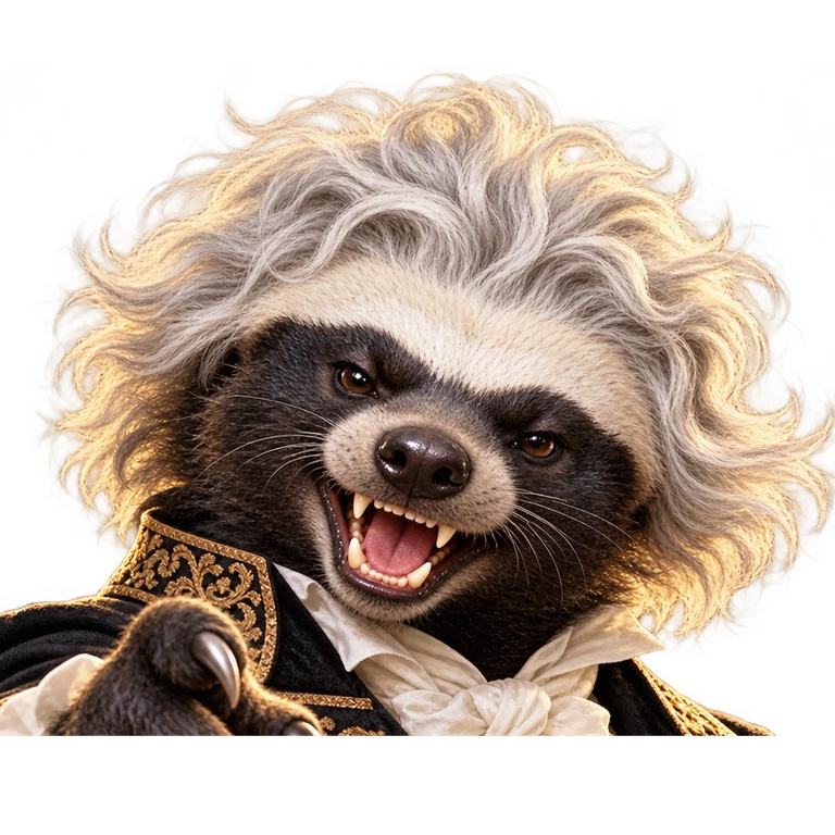 Maestro, the honey badger